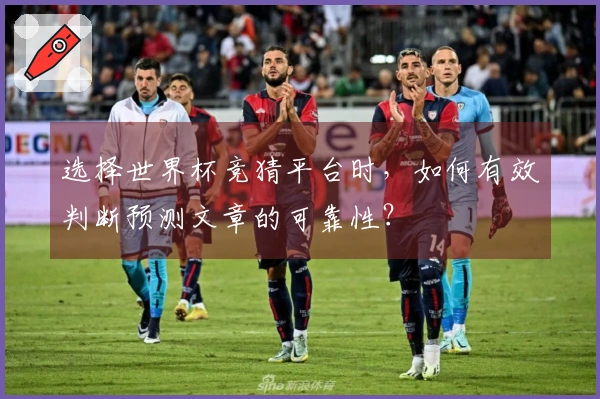 选择世界杯竞猜平台时，如何有效判断预测文章的可靠性？