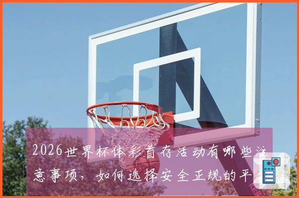 2026世界杯体彩首存活动有哪些注意事项，如何选择安全正规的平台？