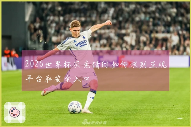 2026世界杯买竞猜时如何识别正规平台和安全入口